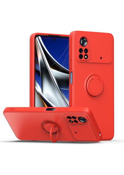 Xiaomi Redmi Note 10 Pro Halka Ayaklı Telefon Kılıfı (Yurt Dışından)