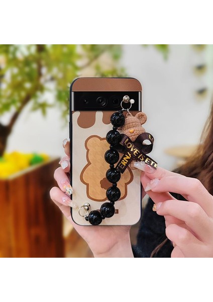 Google Pixel 7 Pro Için Telefon Kılıfı Kemerli Yumuşak Telefon Kılıfı (Yurt Dışından)