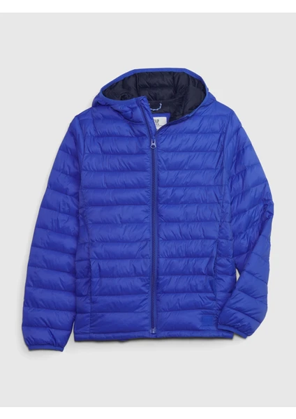 Erkek Çocuk %100 Geri Dönüştürülmüş Lightweight Puffer Şişme Mont