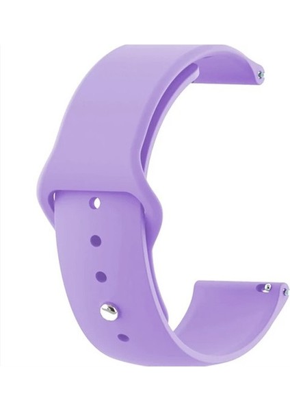 Casestreet Samsung Galaxy Watch 6 Classic 47MM Kordon Mat Klasik Silikon Krd 11 Mor