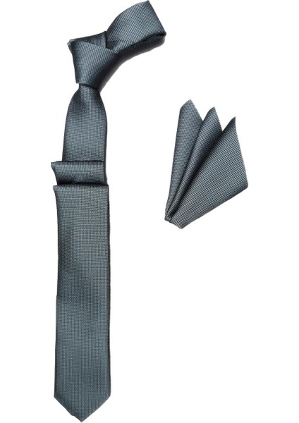 Armürlü Mikrofiber Erkek Kravat Aksesuar