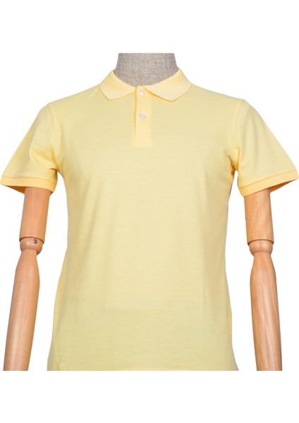 Polo Yaka Düz Slim Erkek T-shirt modelleri