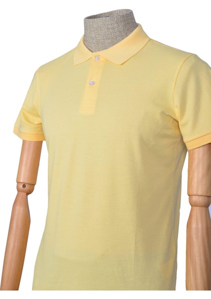 Polo Yaka Düz Slim Erkek T-shirt fırsatları