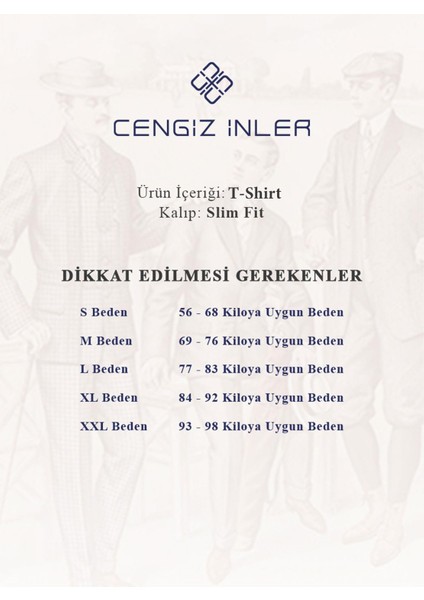 Sıfır Yaka Düz Slim Erkek T-shirt