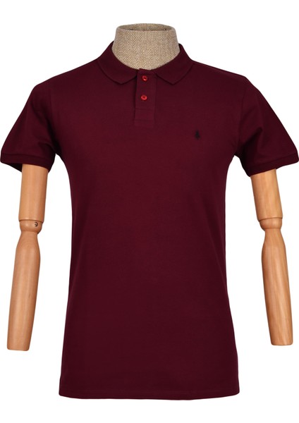 Polo Yaka Düz Slim Fit Erkek T-shirt