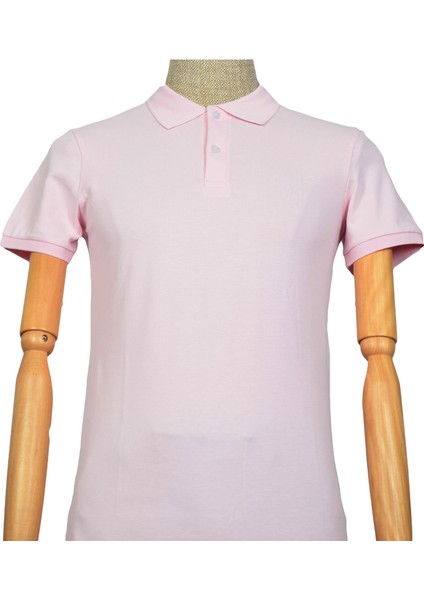 Polo Yaka Düz Slim Erkek T-shirt modelleri