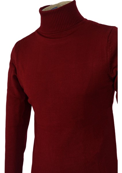 Tam Balıkçı Düz Slim Fit Erkek Triko