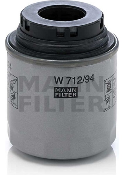 Vw Beetle 1.2 Tsı Yağ Filtresi 2012-2015 Mann Filter