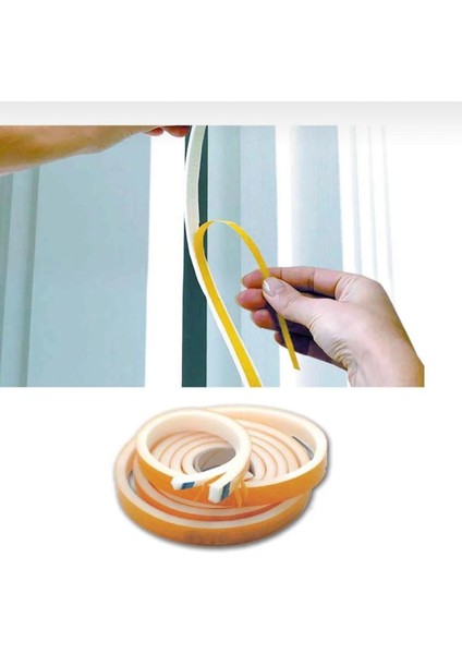 Yapışkanlı Pencere Bandı Isı Yalıtım Süngeri 5 Metre 9 Adet