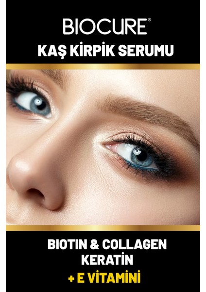 Biotin & Collagen & Keratin + E Vitaminli Kaş Kirpik Serumu / 12 Ml. fiyatları