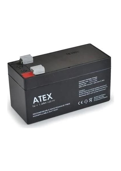12 Volt 1.3 Amper Akü Atex 97X43X51 fiyatları