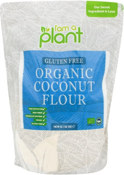 I'am A Plant Organik Hindistan Cevizi Unu Glutensiz 1474 gr