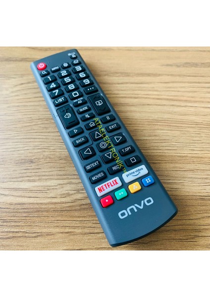 Sunny - Onvo Webos 4K Smart OV65500 OV85500 RTK2874 SN65FMN240 Webos Smart LED Akıllı Tv Için Orijinal Kumandası Tuşlu Klasik Model Yeni Orj.
