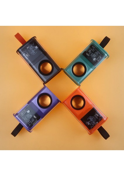 D11 Taşınabilir Rgb Ledli Bluetooth Hoparlör Yeşil