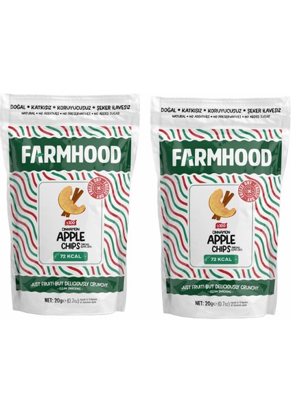 2x Freeze Dried Tarçınlı Elma Cipsi