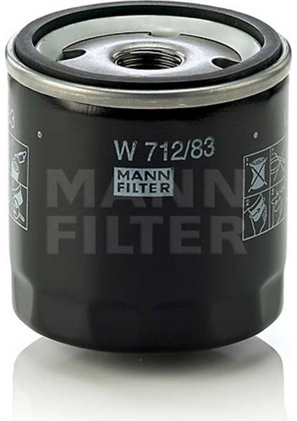 Mann Fılter Toyota Yaris 1.4 D-4d Dizel Yağ Filtresi 2006-2009 Mann Filter