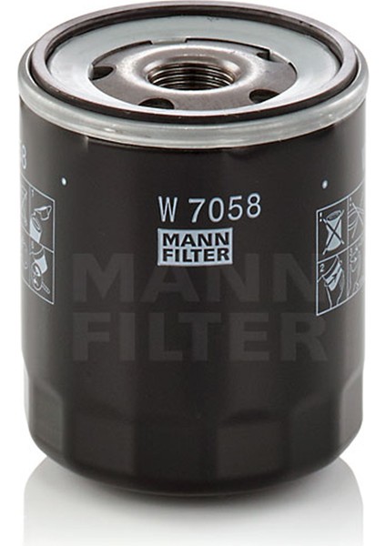 Peugeot 208 1.2 Benzinli Yağ Filtresi 2012-2019 Mann Filter