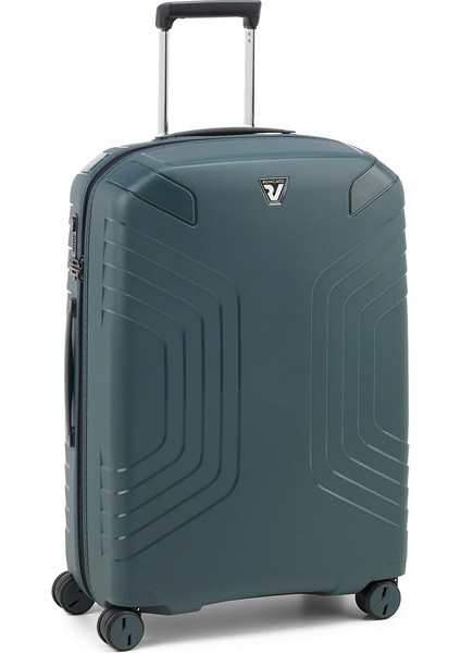 Unisex Valiz 57620187 Roncato Ypsilon 4.0 Trolley Medium Eco Verde Bottiglia 68X44X24