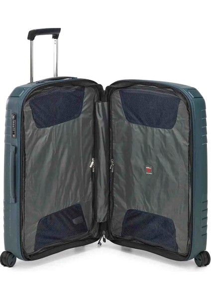 Unisex Valiz 57620187 Roncato Ypsilon 4.0 Trolley Medium Eco Verde Bottiglia 68X44X24