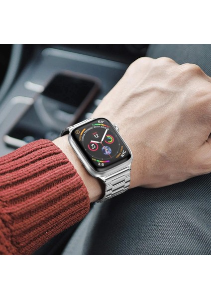 Apple Watch 38MM 40MM 41MM 1 2 3 4 5 6 7 8 Se Seri Paslanmaz Çelik Kordon ve Ayarlama Aparatı fiyatları