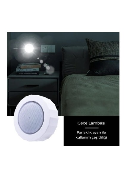 RGBTekne Için Mıknatıslı Dokunmatik LED Atmosfer Lamba (Renk Seçenekli)