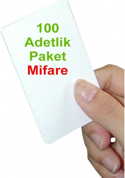 100 Adet 1.sınıf Mıfare Kart