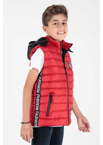 AHENGİM ERKEK ÇOCUK YELEK ERKEK ÇOCUK ŞİŞME YELEK ŞERİTLİ AK213839