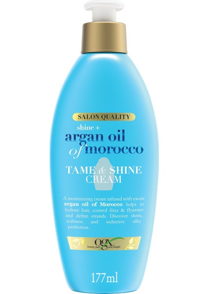 Argan Oil of Morocco Tame&Shine Şekillendirici Parlaklık Kremi 177ml