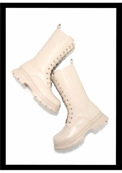 Bej Kadın Bot & Bootie K02688009009