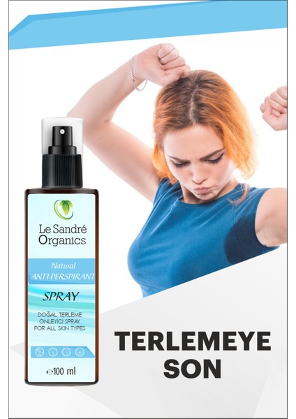 El, Ayak ve Koltuk Altı Terleme Önleyici Sprey 100 ml