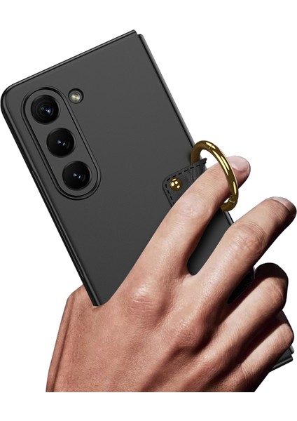Galaxy Z Fold 5 Kılıf Zore Kıpta Yüzüklü Flip Sert Kılıf fiyatları