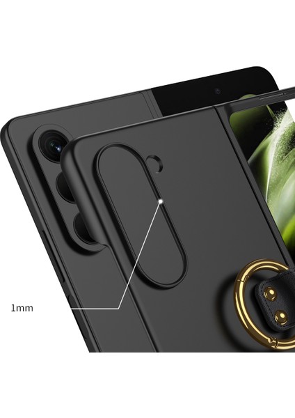 Galaxy Z Fold 5 Kılıf Zore Kıpta Yüzüklü Flip Sert Kılıf fırsatları