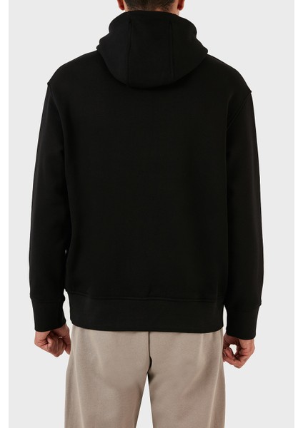 Logo Işlemeli Kapüşonlu % 100 Pamuk Regular Fit Erkek Sweat 6R1MCN 1jwpz 0999 fiyatları