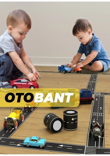 Zhl Toys Zhltoys Otobant Eğitici ve Eğlenceli Yol Yapım Road Tape Şerit Oyun Bandı Eğitici Oyuncak