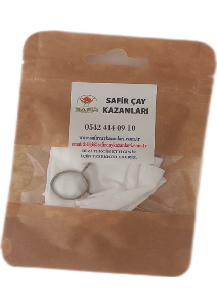 Musluk Bezi Çay Ocağı Kazanı Için Safir Musluk Bezi 1 Paket 5 Adet Musluk Süzgeci A++ Safir