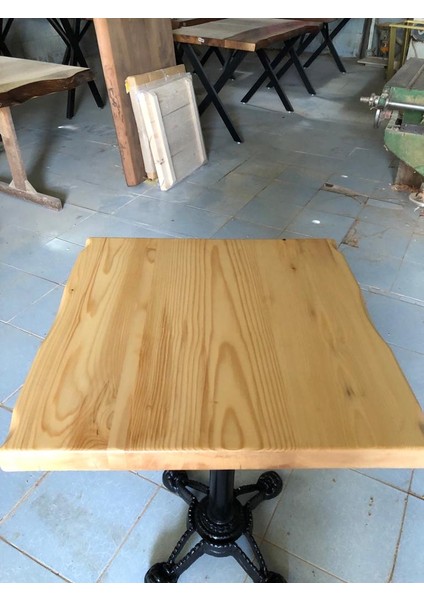 Naturel Kayın Kütük Cafe Masası 60X60.CM fiyatları