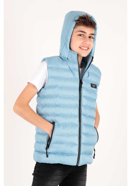 AHENGİM ERKEK ÇOCUK YELEK ERKEK ÇOCUK KAPÜŞONLU ŞİŞME YELEK AK215051 fiyatları