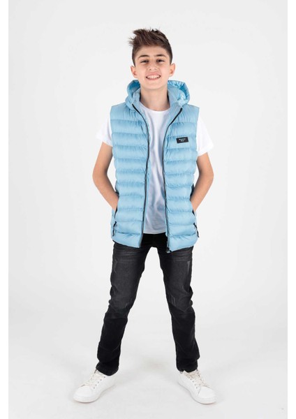 AHENGİM ERKEK ÇOCUK YELEK ERKEK ÇOCUK KAPÜŞONLU ŞİŞME YELEK AK215051 indirimleri