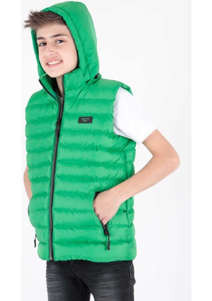 AHENGİM ERKEK ÇOCUK YELEK ERKEK ÇOCUK KAPÜŞONLU ŞİŞME YELEK AK215051 fırsatları