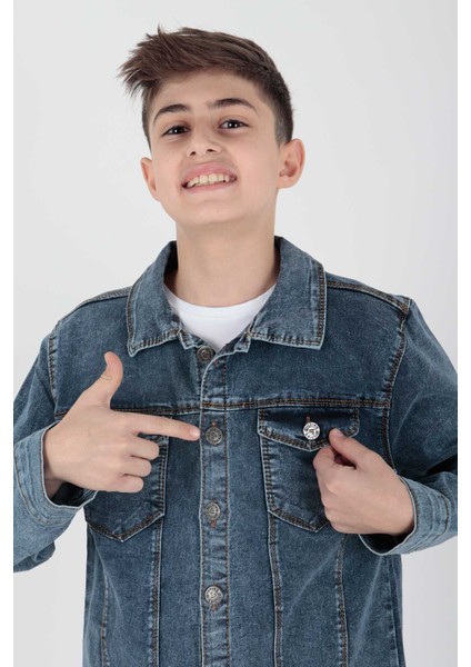 AHENGİM ERKEK ÇOCUK KOT CEKET ERKEK ÇOCUK CEKET AK22145123 modelleri