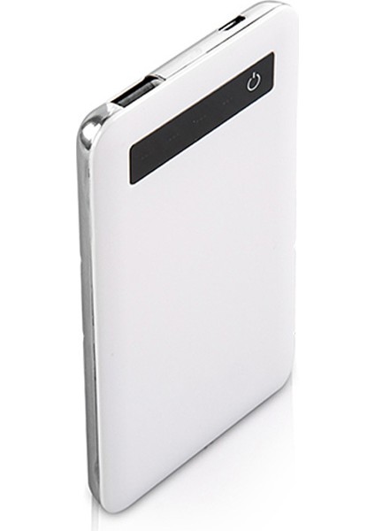 Beyaz Metal Slim Powerbank 4000 mAh