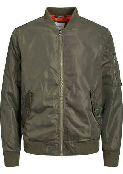 Jack & Jones Jjeocean Erkek Bomber Yeşil Ceket 12235876 M - Yeşil