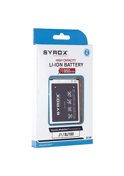 J1 / J100 Samsung Batarya Syrox - SYX-B198