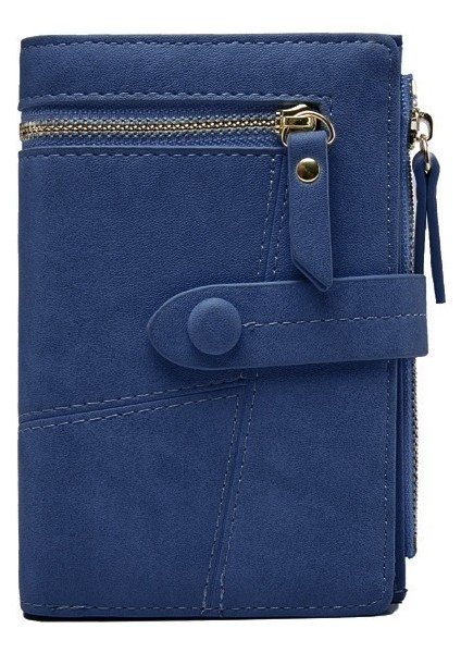 Kadın Kısa Cüzdan Fermuarlı Katlanır Bozuk Para Cüzdanı (Yurt Dışından)