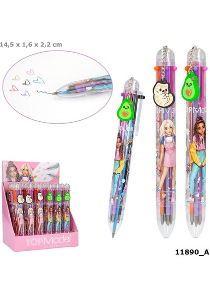 Top Model Topmodel Gel Pen With 6 Colors