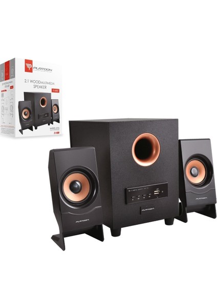 AC220V Bt/usb/sd/fm 2+1 Bi̇lgi̇sayar Ses Si̇stemi̇ Platoon PL-4242