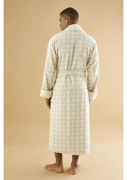 Jakarlı Organik Cotton Erkek Bornozu fırsatları