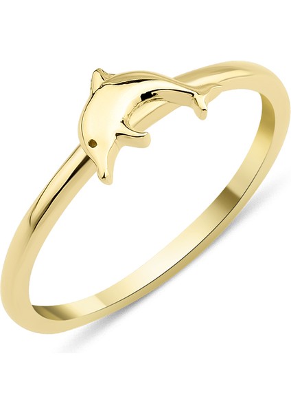 14 Ayar Altın Yunus Yüzük