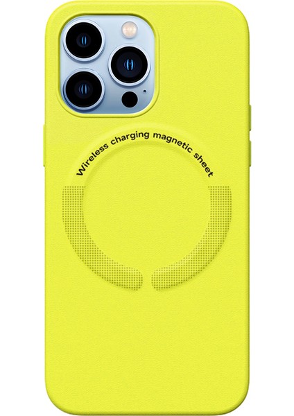 iPhone 13 Pro Magsafe Özellikli Leather Deri Kılıf