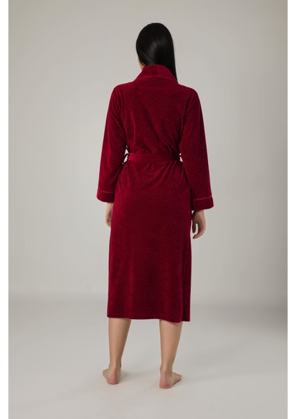 Uzun Şalyaka Jakarlı Bambu Cotton Bayan Sabahlık fırsatları